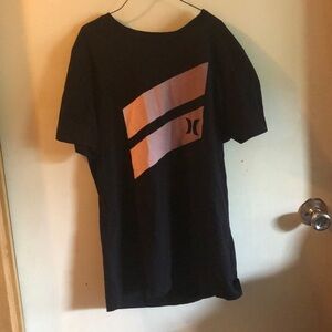 Black and salmon Hurley brand shirt very comfortable and casual